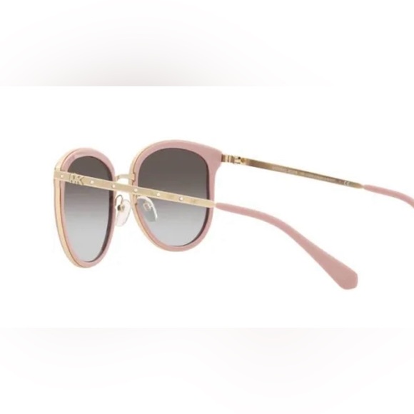 New Michael kors ADRIANNA light pink Round Sunglasses - Picture 4 of 9